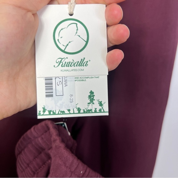 kuwalla pinuuck jogger pant Burgundy/ women size XS - Picture 10 of 12
